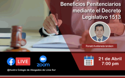 Tramite y Casuística de los Beneficios Penitenciarios Mediante el Decreto Legislativo 1513