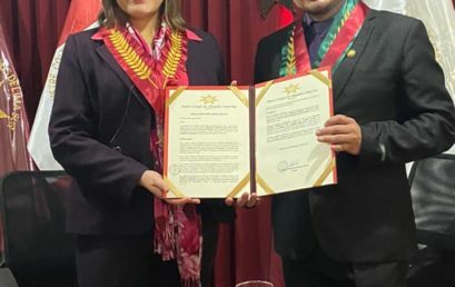 Sesión Solemne de Incoporación como Miembros Honorarios del Dr. Christian Tantalean Odar, Decano del Colegio de Abogados de Cajamarca y del Dr. Jorge Luis Salazar