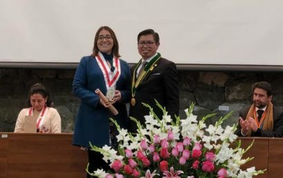 El Ilustre Colegio de Abogados de Cusco entregó reconocimiento a la Dra. María Antonieta Sánchez García