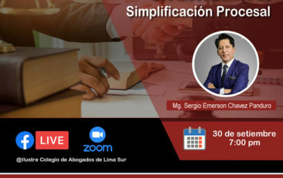 Los Mecanismos de Simplificación Procesal