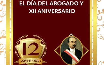 Programa por el día del Abogado y XII Aniversario