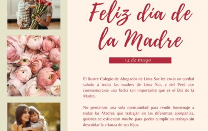 Feliz día de la Madre