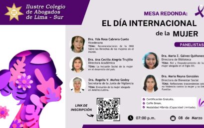 Mesa Redonda: El día internacional de la Mujer