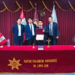 CALSUR incorpora al agremiado Guillermo Jorge Flores Huamani y declaró visitante distinguido al Dr. Marco Noriega Piña decano del Ilustre Colegio de Abogados de Loreto