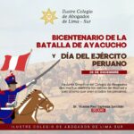 Bicentenario de la batalla de Ayacucho y día del Ejército Peruano