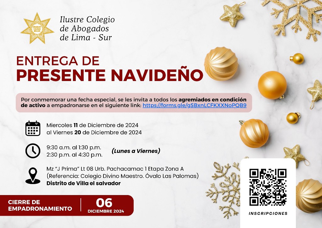 Entrega de Presente Navideño