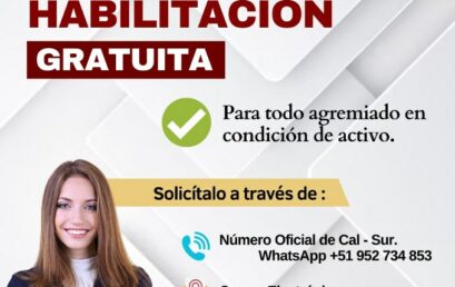 Papeleta de Habilitación Gratuita