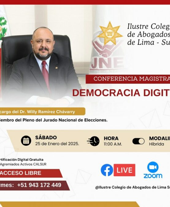 Conferencia Magistral Democracia Digital