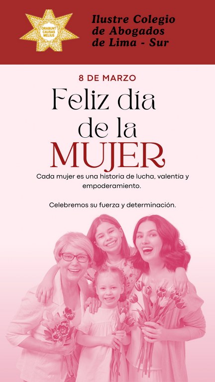 ¡Feliz Día Internacional de la Mujer!